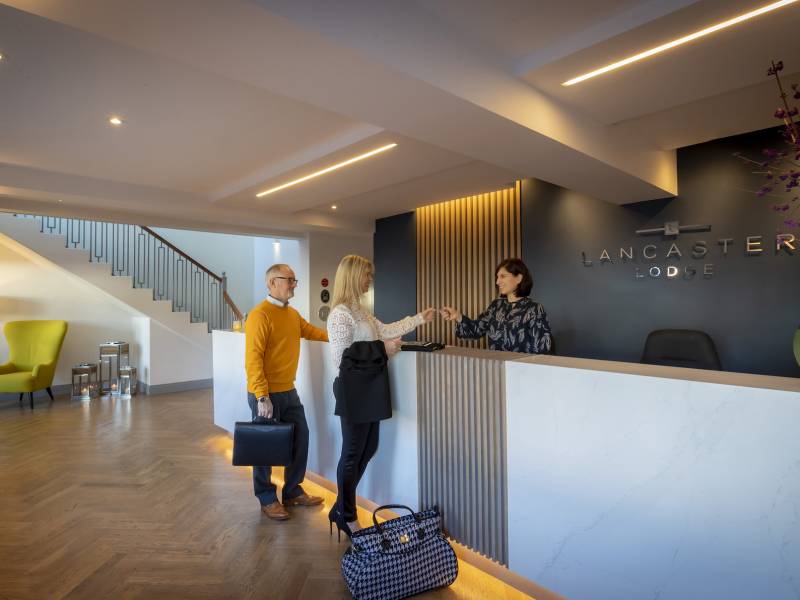Lancaster Lodge, Interiors: Lodge Reception