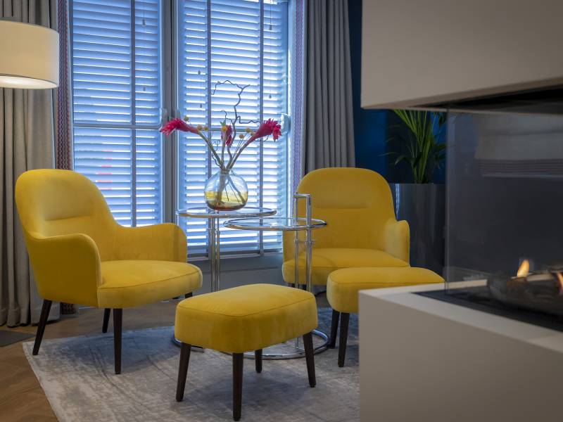 Lancaster Lodge, Interiors: Lounge